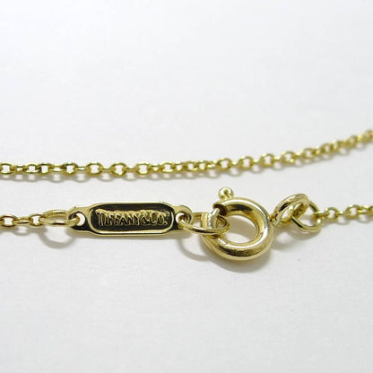 Tiffany & Co Necklace Cross 750yg 18k Yellow Gold Pt950 Yellow Gold Platinum