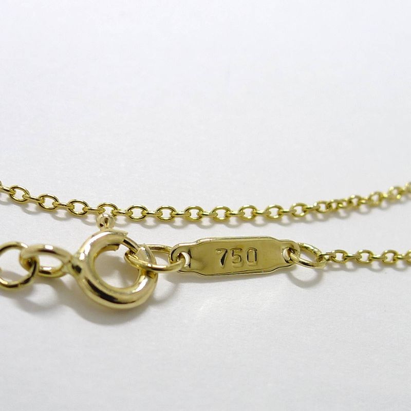 Tiffany & Co Necklace Cross 750yg 18k Yellow Gold Pt950 Yellow Gold Platinum