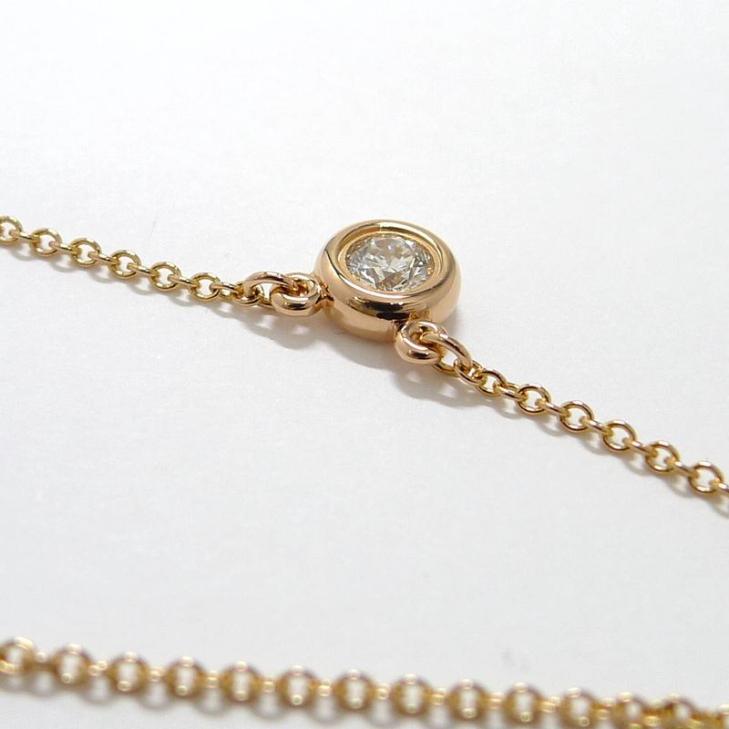 Tiffany & Co Necklace Visor Yard 750yg 18k Yellow Gold Yellow Gold Diamond