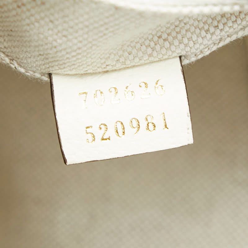 Gucci X Adidas Ggmarmont Crossbody Shoulder Bag 702626 White Black Leather