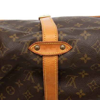 Louis Vuitton Monogram Saumur 35 Crossbody Shoulder Bag M42254 Brown PVC