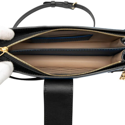 Louis Vuitton Epi Trunk Clutch M53898 Blue Black Leather Women's Louis Vuitton