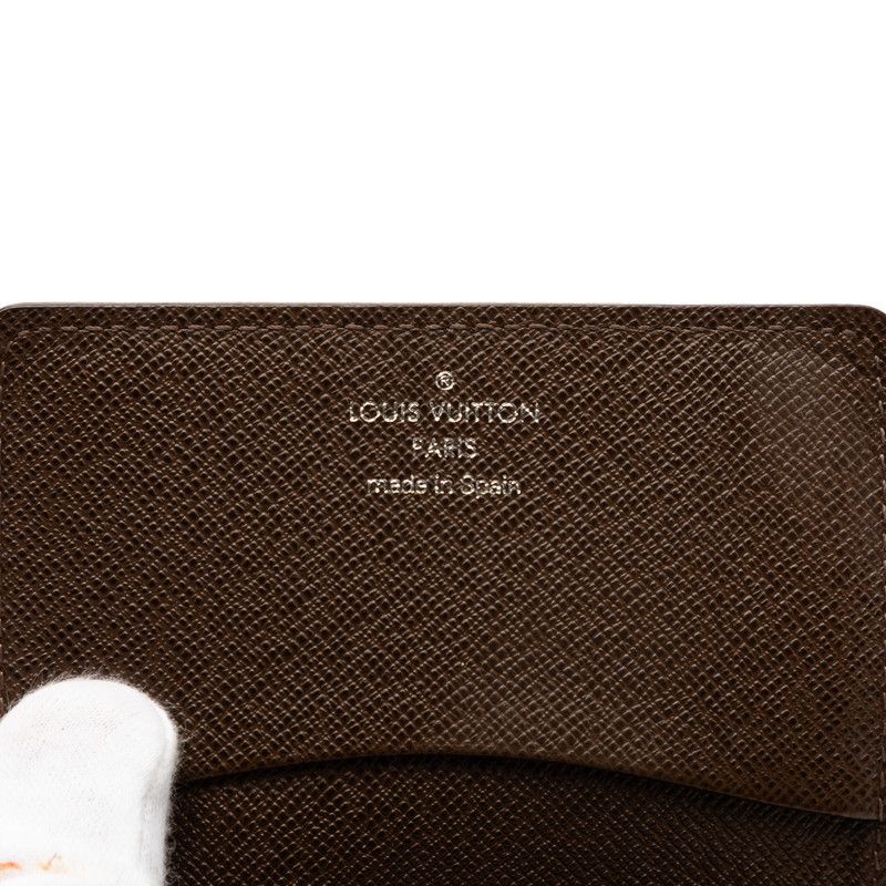 Louis Vuitton Taiga Anvelop Culte De Visite M30928 Grizzly Dark Brown Leather
