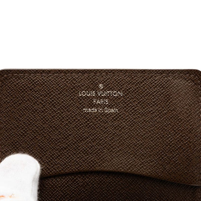 Louis Vuitton Taiga Anvelop Culte De Visite M30928 Grizzly Dark Brown Leather
