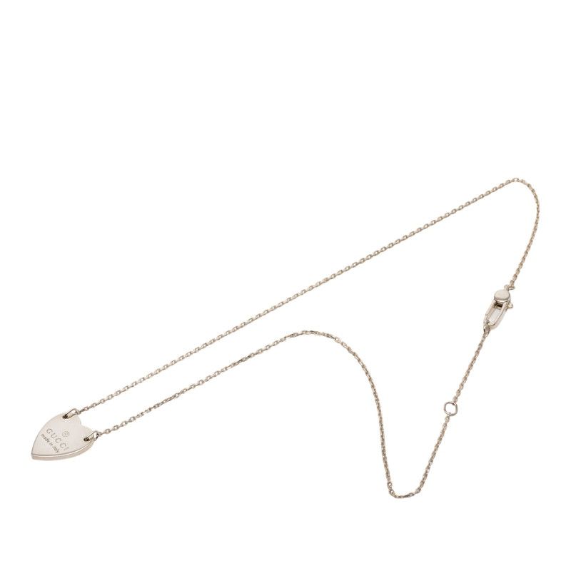 Gucci Trademark Heart Pendant Sv925 Silver Women's Gucci
