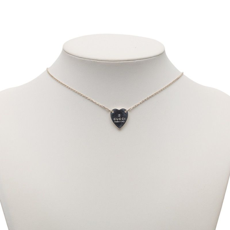 Gucci Trademark Heart Pendant Sv925 Silver Women's Gucci