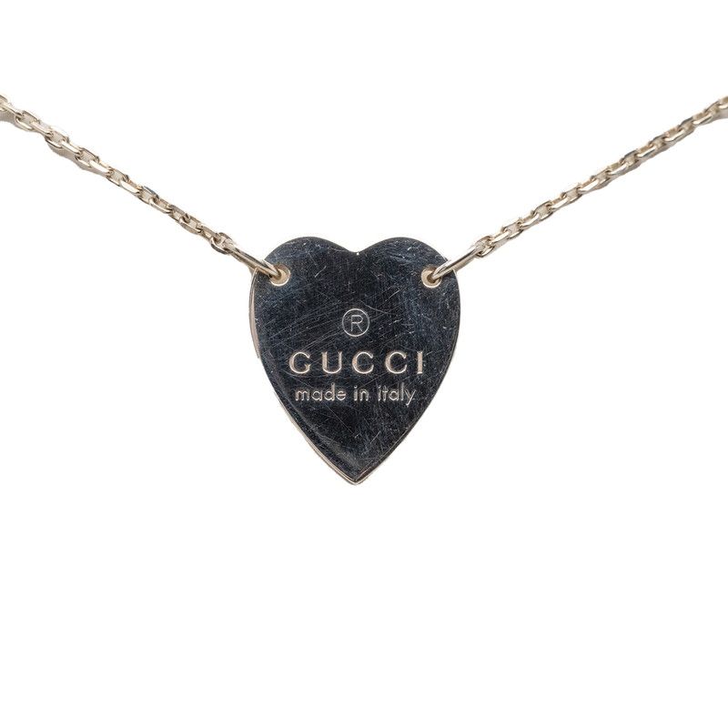 Gucci Trademark Heart Pendant Sv925 Silver Women's Gucci