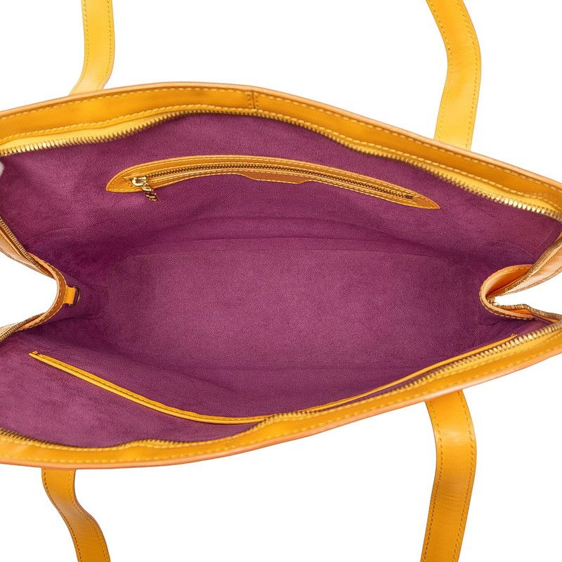 Louis Vuitton Epi Sac Shoulder Bag Tote Bag M52289 Tassili Yellow Leather