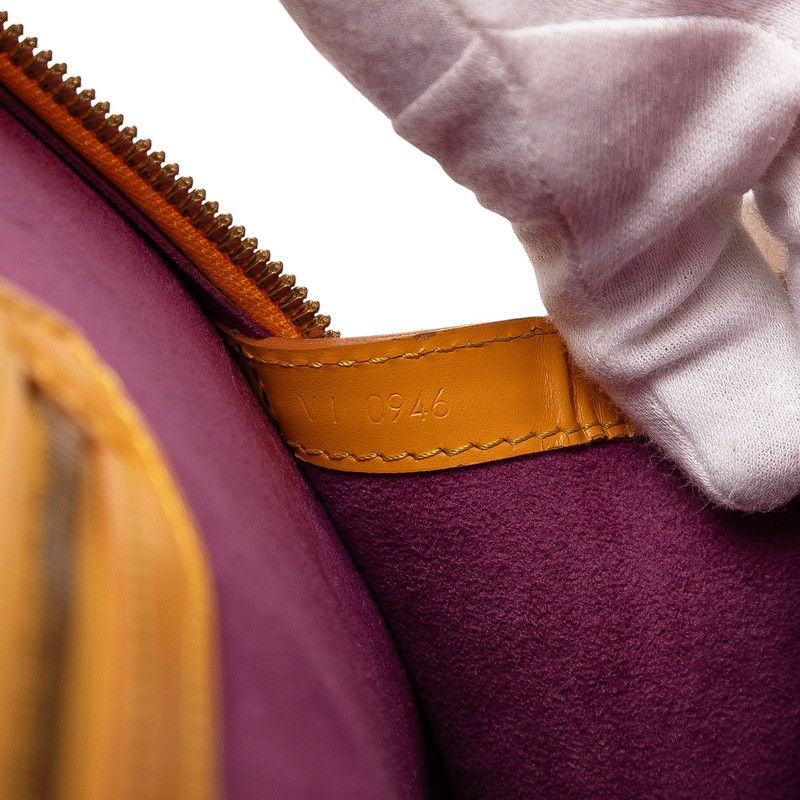 Louis Vuitton Epi Sac Shoulder Bag Tote Bag M52289 Tassili Yellow Leather