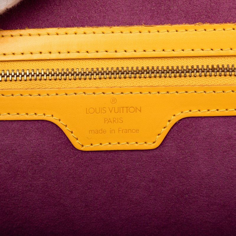 Louis Vuitton Epi Sac Shoulder Bag Tote Bag M52289 Tassili Yellow Leather