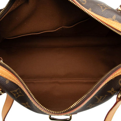 Louis Vuitton Monogram Streza PM Tote Bag Shoulder Bag M51186 Brown PVC Leather