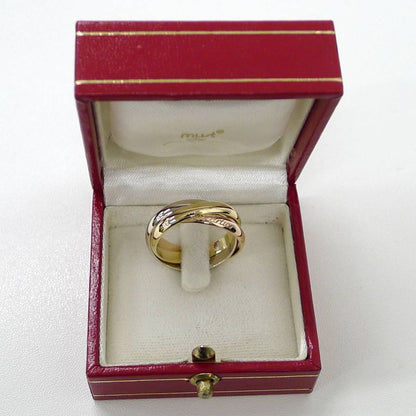 Cartier Trinity Ring 750wg Yg Pg 18k White Gold Yg Pg Three Color Gold Notation