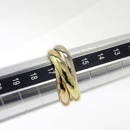 Cartier Trinity Ring 750wg Yg Pg 18k White Gold Yg Pg Three Color Gold Notation