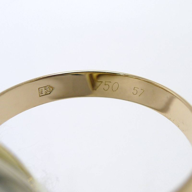 Cartier Trinity Ring 750wg Yg Pg 18k White Gold Yg Pg Three Color Gold Notation