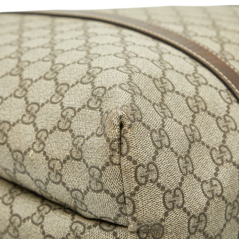 Gucci GG Supreme 223668 Brown Beige PVC Leather Women's Gucci