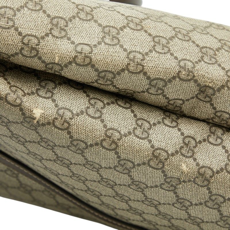 Gucci GG Supreme 223668 Brown Beige PVC Leather Women's Gucci