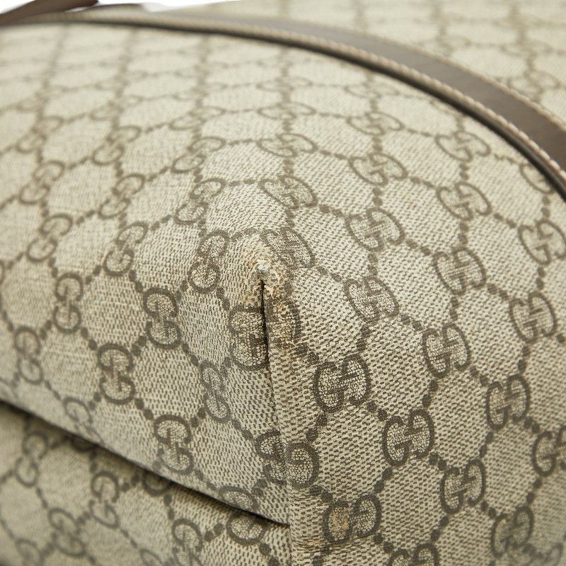 Gucci GG Supreme 223668 Brown Beige PVC Leather Women's Gucci