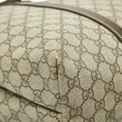 Gucci GG Supreme 223668 Brown Beige PVC Leather Women's Gucci