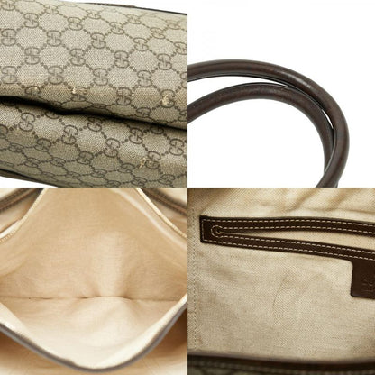 Gucci GG Supreme 223668 Brown Beige PVC Leather Women's Gucci
