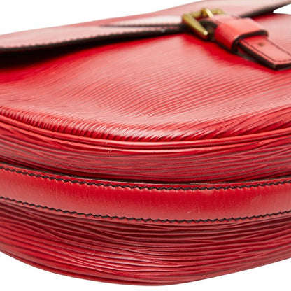 Louis Vuitton Epi Genefeuille Crossbody Shoulder Bag M52157 Castilian Red