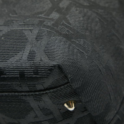 Dior Cannage Handbag Tote Bag Black Canvas Leather Ladies Dior