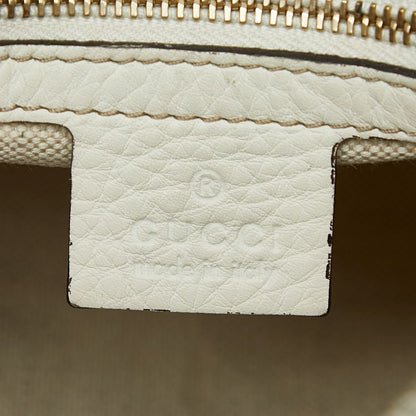 Gucci Sherry Line Mini Boston Bag Shoulder Bag 2WAY 247205 Beige Red Canvas