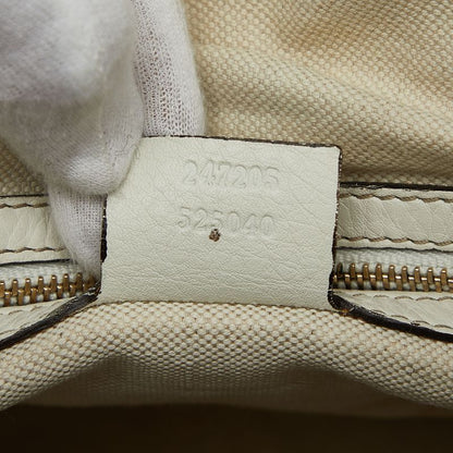 Gucci Sherry Line Mini Boston Bag Shoulder Bag 2WAY 247205 Beige Red Canvas