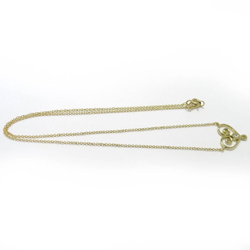 Tiffany & Co Necklace Venice Goldoni 750yg 18k Yellow Gold Yellow Gold Diamond