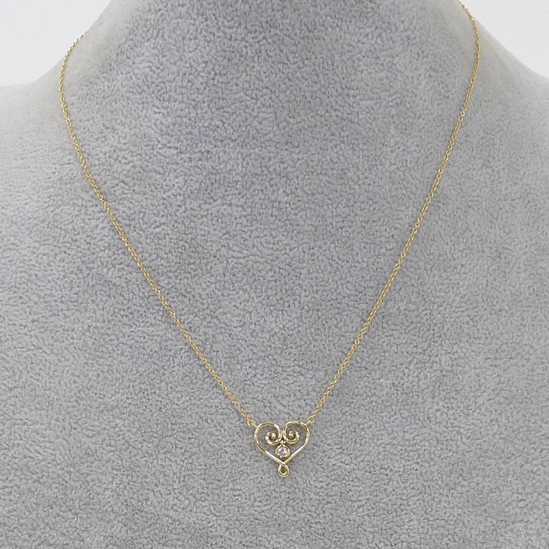 Tiffany & Co Necklace Venice Goldoni 750yg 18k Yellow Gold Yellow Gold Diamond