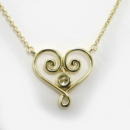 Tiffany & Co Necklace Venice Goldoni 750yg 18k Yellow Gold Yellow Gold Diamond