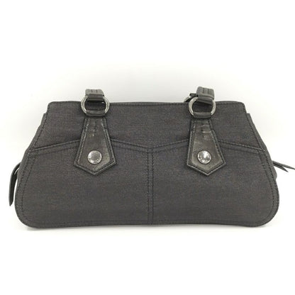 Prada Handbag Canvas Black Br1489