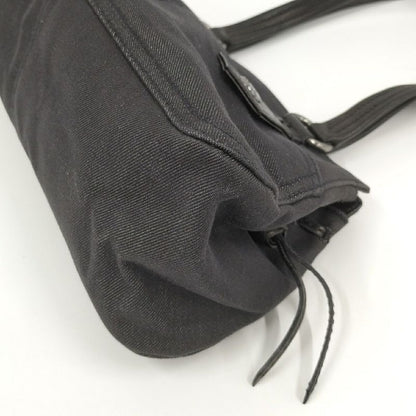 Prada Handbag Canvas Black Br1489