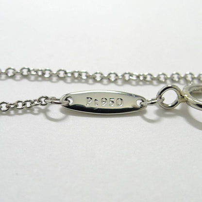 Tiffany & Co Necklace Visor Yard Pt950 Platinum Diamond D0.21ct Approx 2.4g