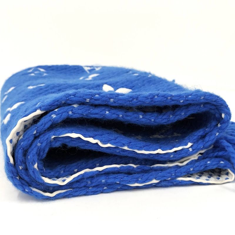 Louis Vuitton Muffler Echarpe Logomania Blue M71839