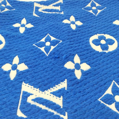 Louis Vuitton Muffler Echarpe Logomania Blue M71839