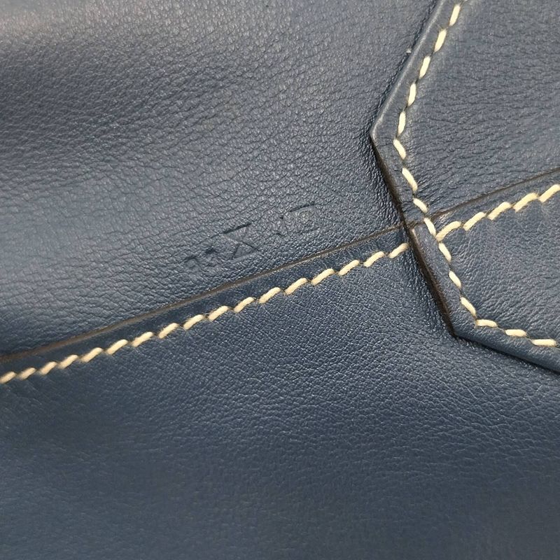 Hermes Double Sense Tote Bag Leather Blue