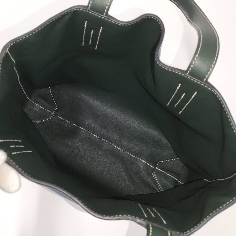 Hermes Double Sense Tote Bag Leather Blue