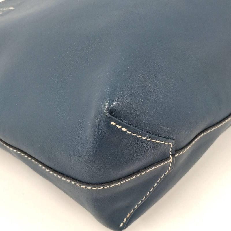 Hermes Double Sense Tote Bag Leather Blue
