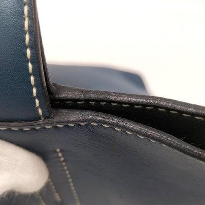 Hermes Double Sense Tote Bag Leather Blue