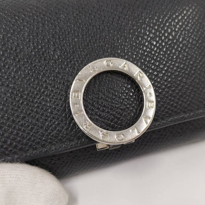 Bvlgari Bvlgari Bvlgari Coin Case Coin Purse Leather Black 289374