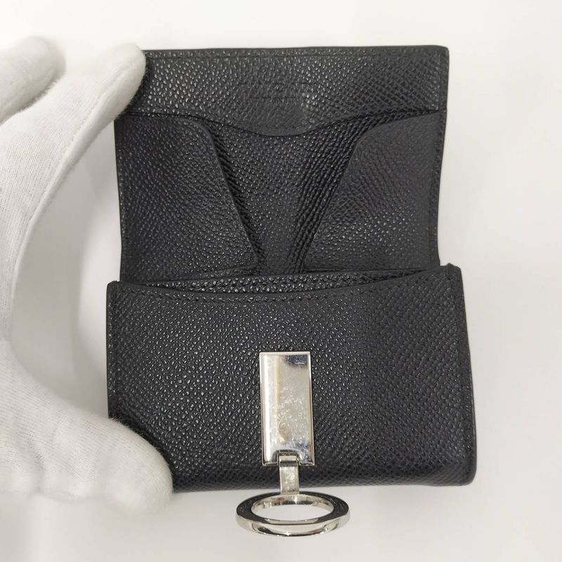 Bvlgari Bvlgari Bvlgari Coin Case Coin Purse Leather Black 289374