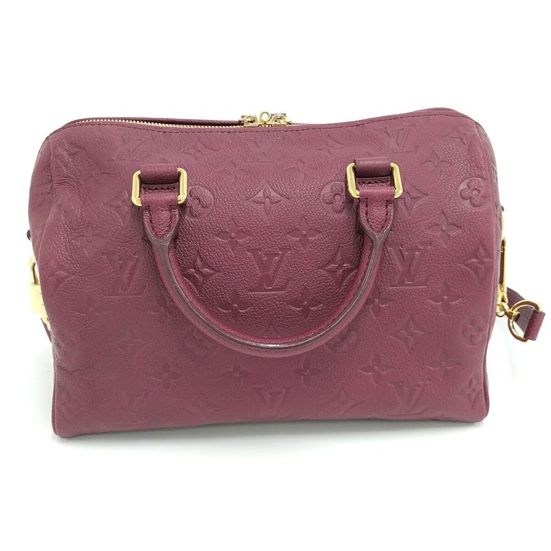 Louis Vuitton Speedy Bandouliere 25 2way Handbag Monogram Empreinte Jaipur