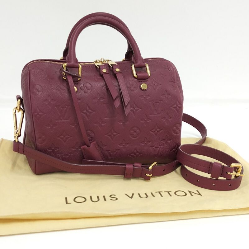 Louis Vuitton Speedy Bandouliere 25 2way Handbag Monogram Empreinte Jaipur