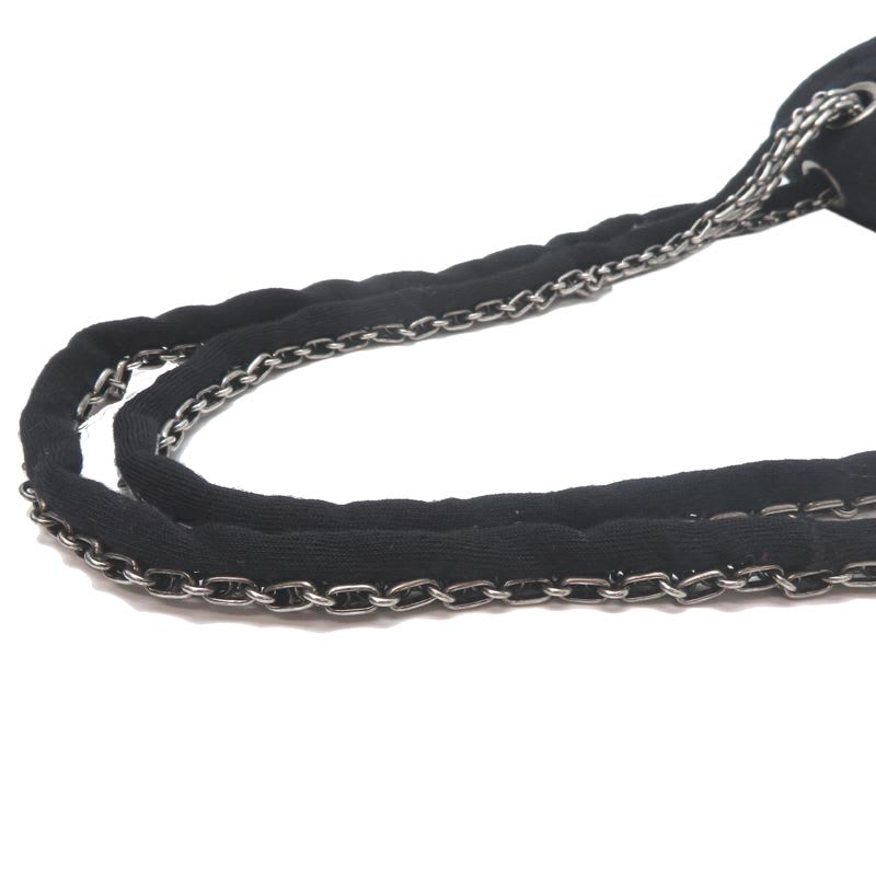 Chanel Shoulder 2.55 Cotton Black Bag