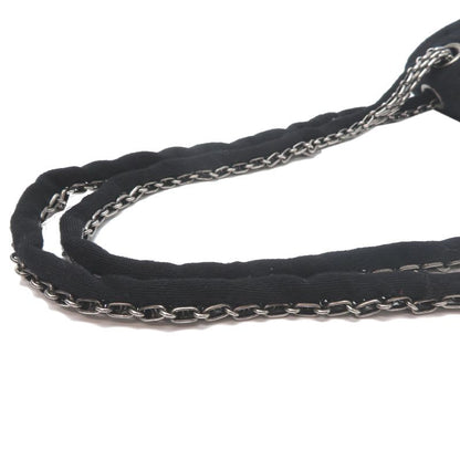 Chanel Shoulder 2.55 Cotton Black Bag