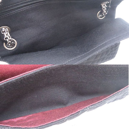 Chanel Shoulder 2.55 Cotton Black Bag