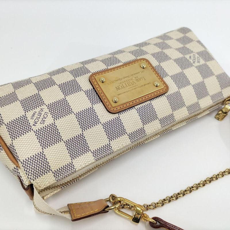 Louis Vuitton Eva 2way Shoulder Bag Damier Azure N55214