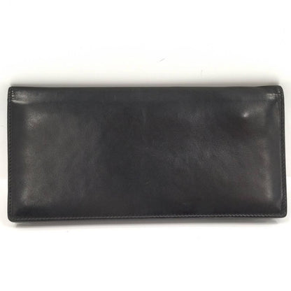 Cartier C2 Bifold Long Wallet Leather Black