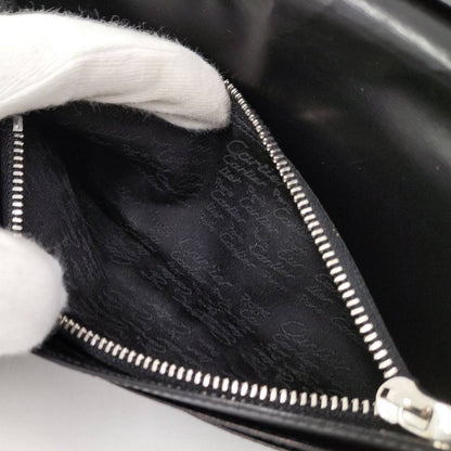 Cartier C2 Bifold Long Wallet Leather Black