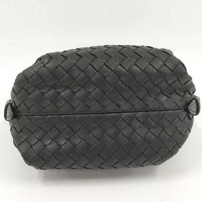 Bottega Veneta Handbag Intrecciato Leather Black